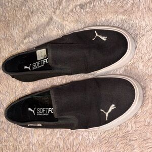 Puma womens Black Slip-On Shoes